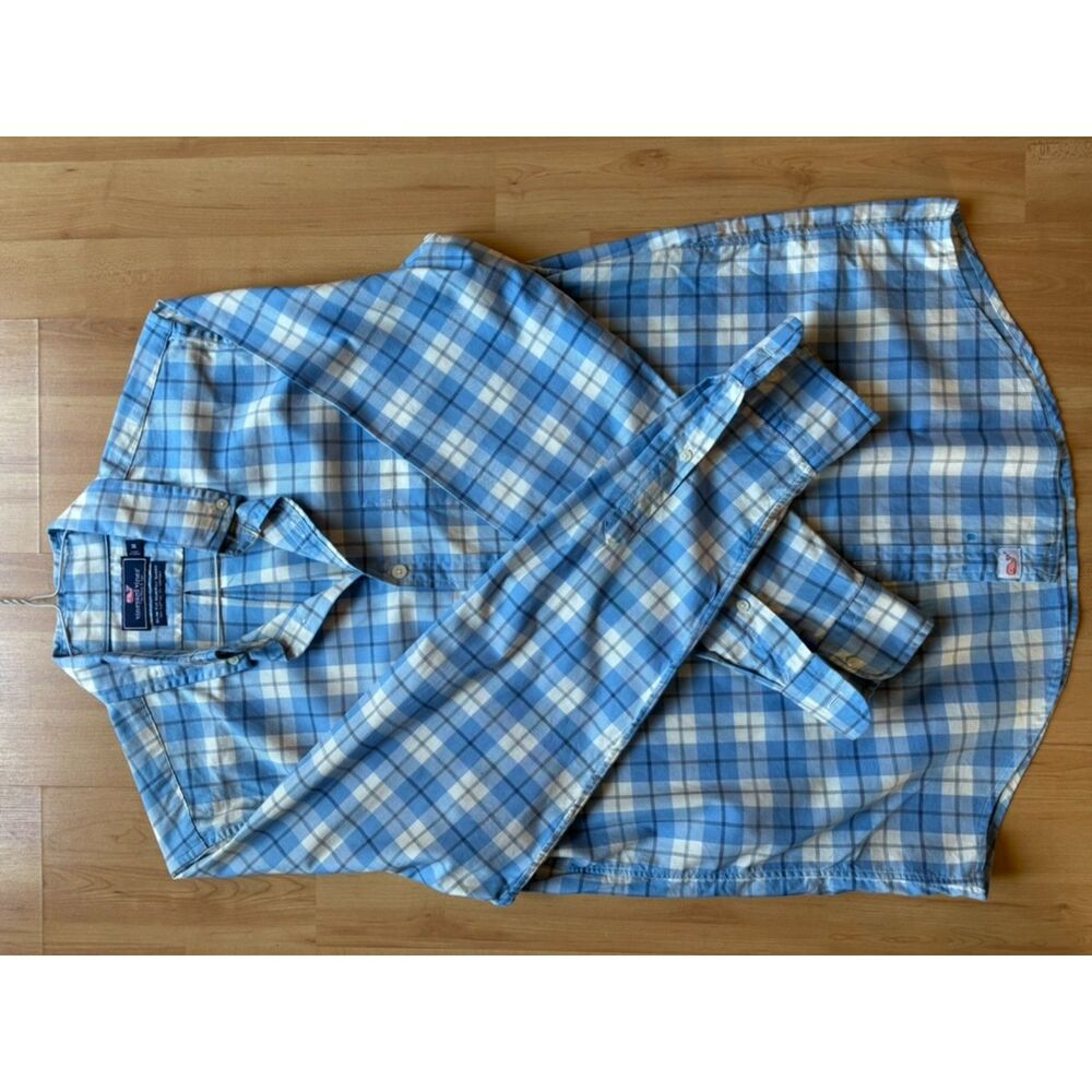 Vineyard Vines Boys Slim Fit Murray Button-Down Shirt Size Medium
